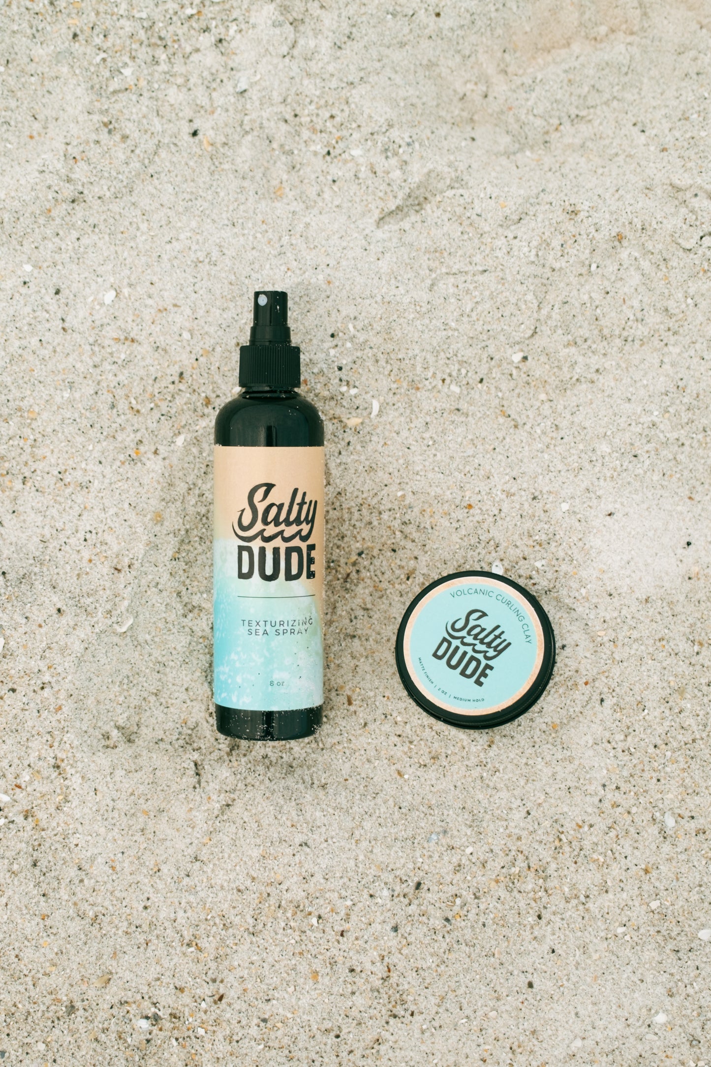 Sea Spray + Volcanic Curling Clay Bundle