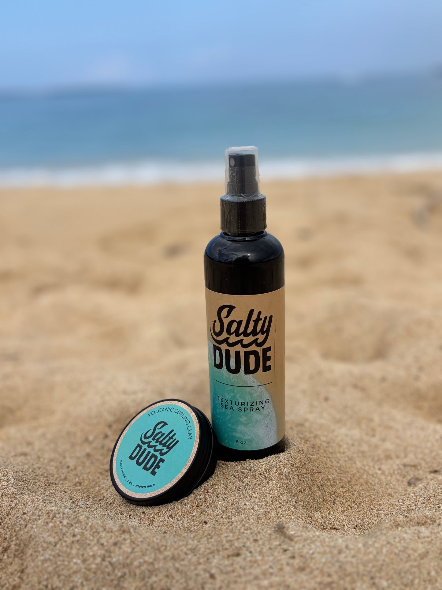 Sea Spray + Volcanic Curling Clay Bundle